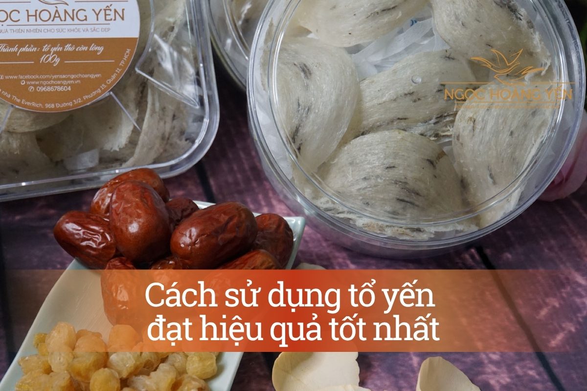 Cách sử dụng tổ yến đạt hiệu quả tốt nhất