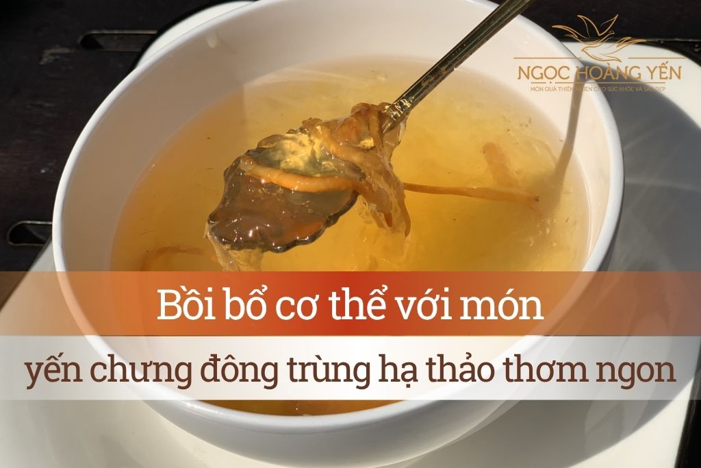 Bồi bổ cơ thể với món yến chưng đông trùng hạ thảo thơm ngon
