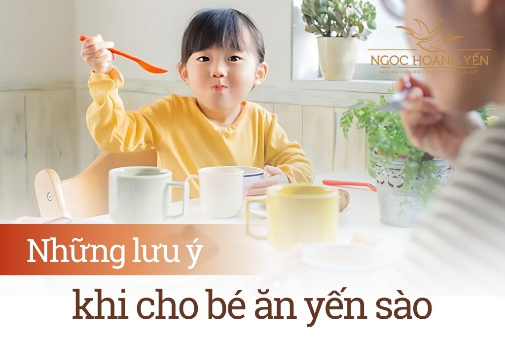 Những lưu ý khi cho bé ăn yến sào