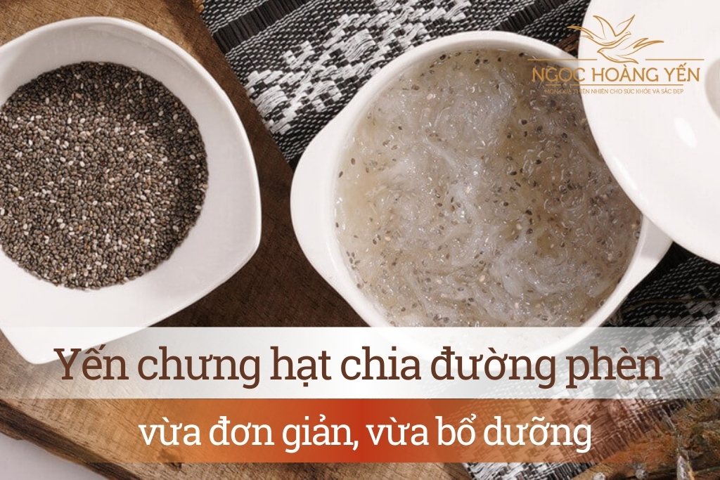 Yến chưng hạt chia đường phèn vừa đơn giản, vừa bổ dưỡng