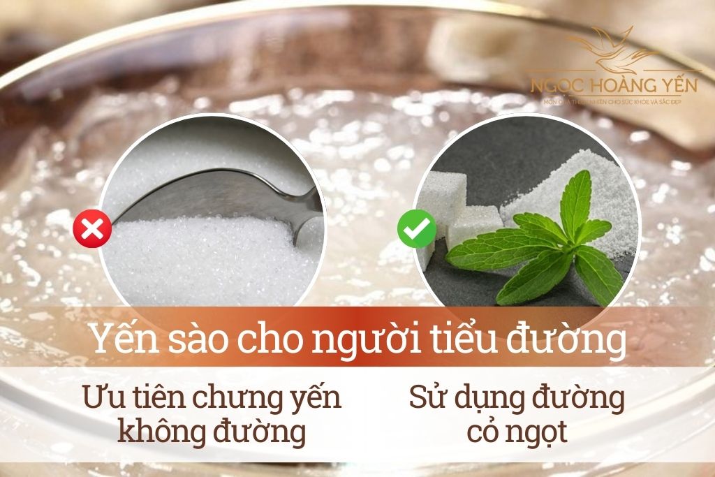 Chế biến yến sào cho người tiểu đường