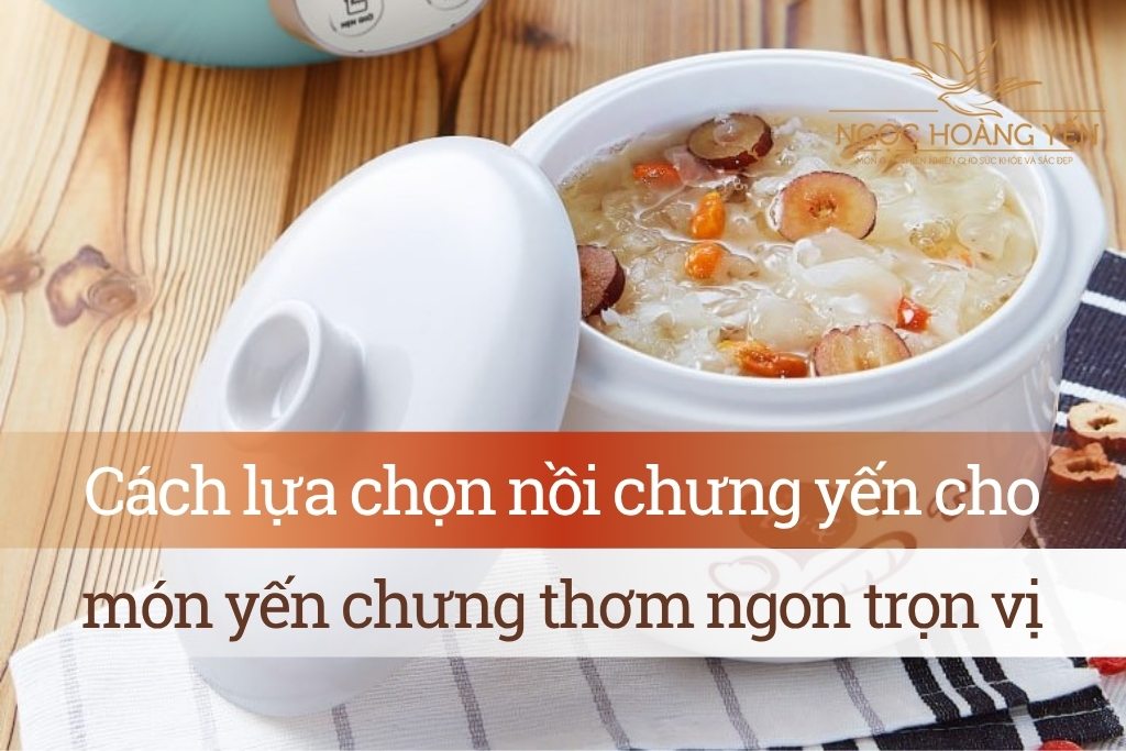 Cách lựa chọn nồi chưng yến cho món yến chưng thơm ngon trọn vị