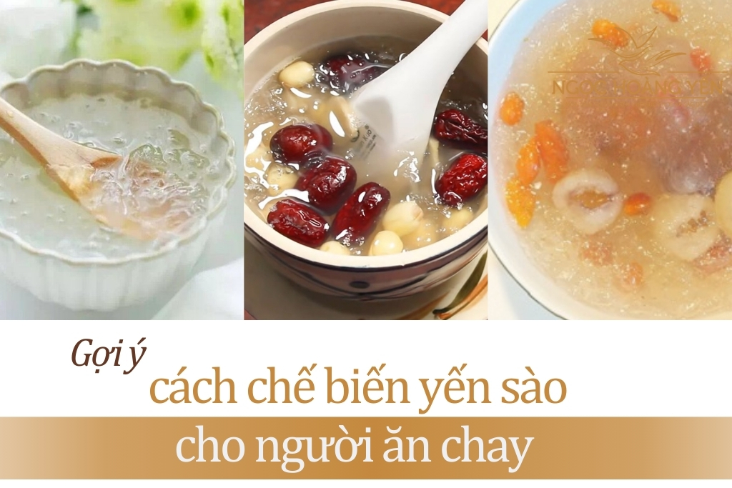 Gợi ý cách chế biến yến sào cho người ăn chay