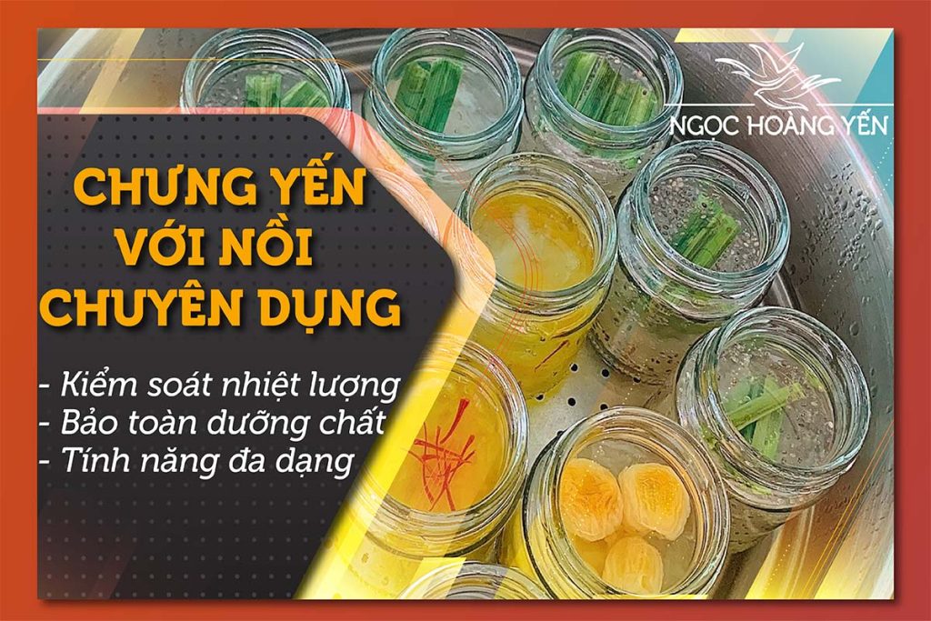 Tác dụng khi sử dụng nồi chưng yến chuyên dụng