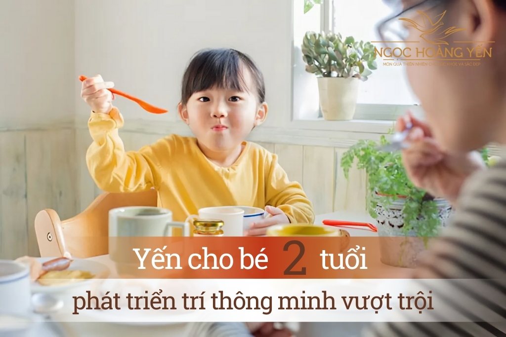 Yến sào cho bé 2 tuổi phát triển trí thông minh vượt trội