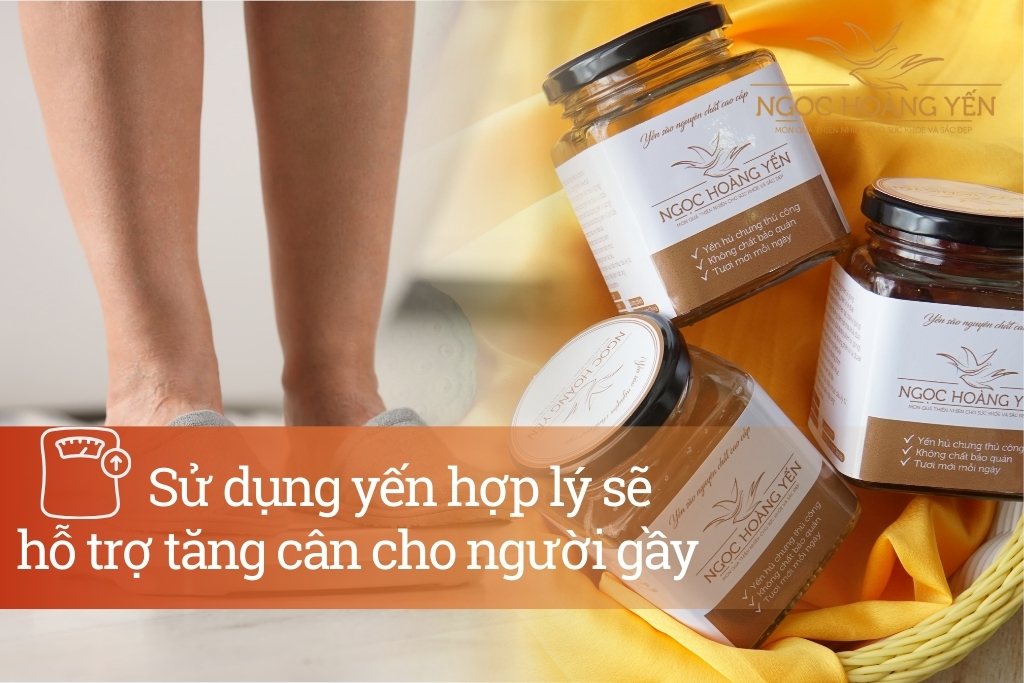 Sử dụng yến hợp lý sẽ hỗ trợ tăng cân cho người gầy