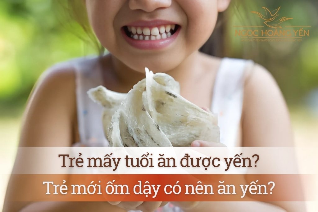 Trẻ mấy tuổi ăn được yến? Trẻ mới ốm dậy có nên ăn yến?