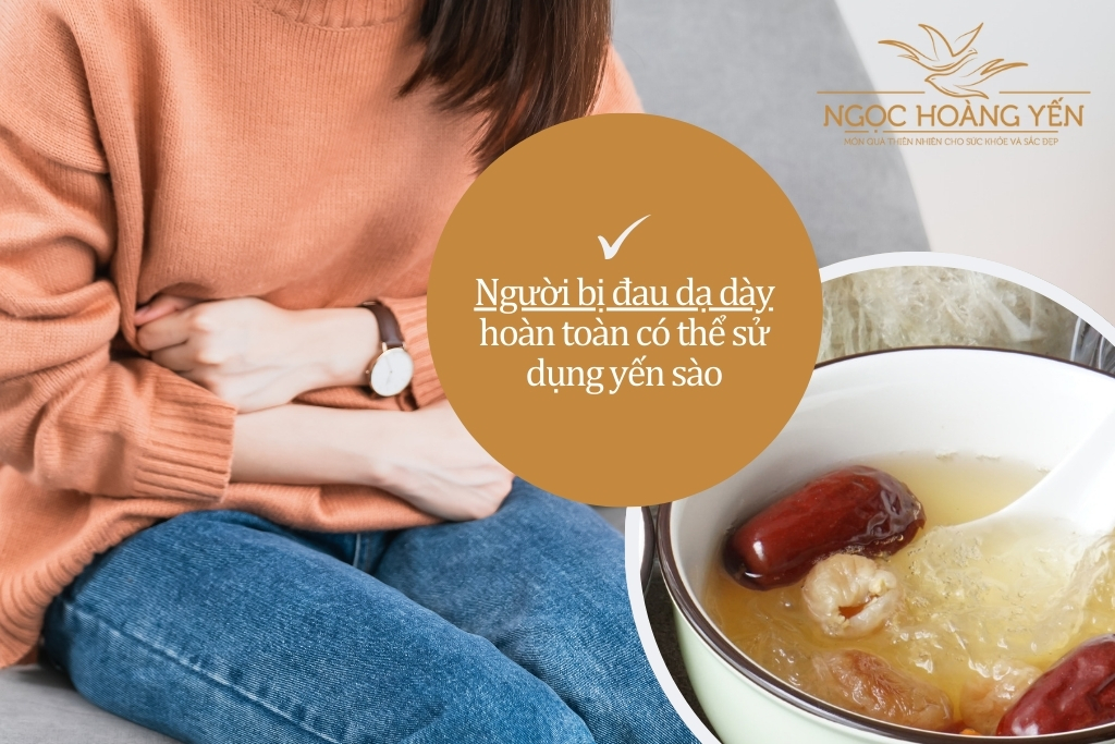 Người bị đau dạ dày hoàn toàn có thể sử dụng yến sào