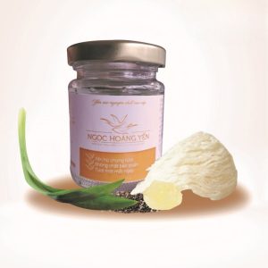 Yến chưng đường phèn hạt chia vị lá dứa 100ml