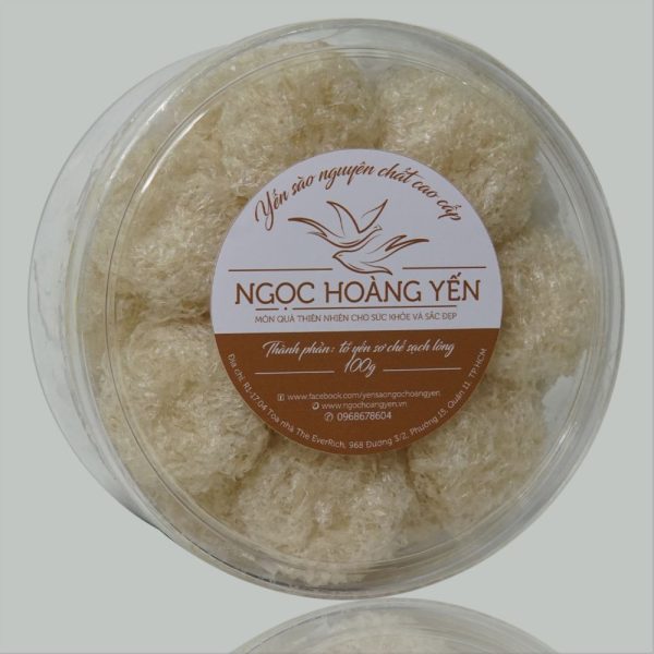 Yến sơ chế sạch lông dạng viên 100g (20 viên)