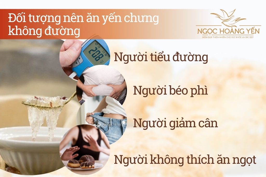 Đối tượng nên ăn yến chưng không đường