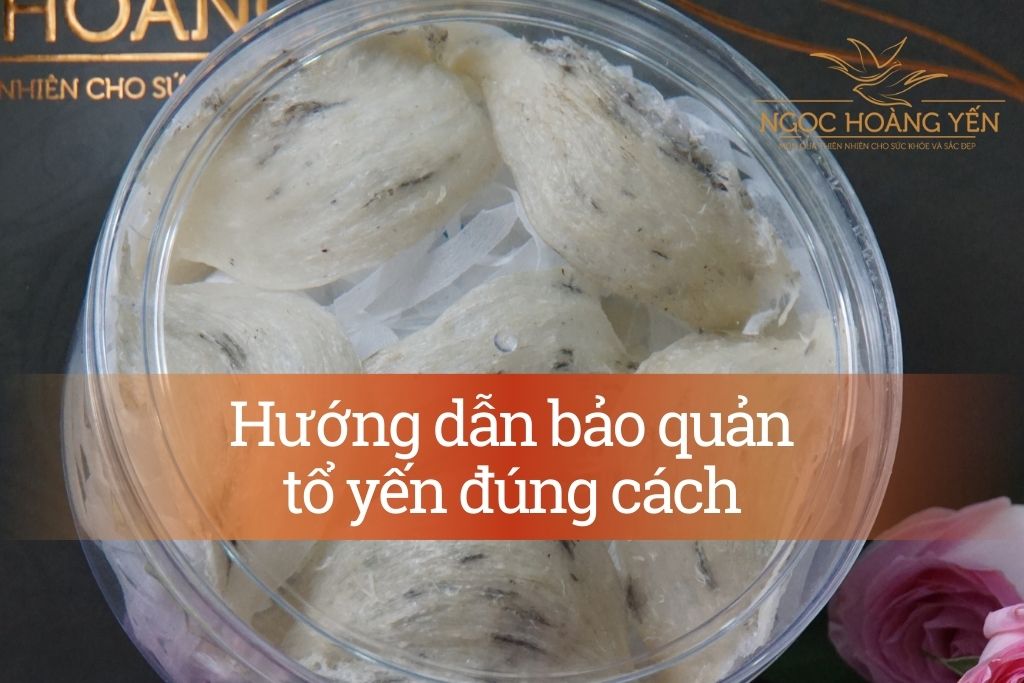 Hướng dẫn bảo quản tổ yến đúng cách