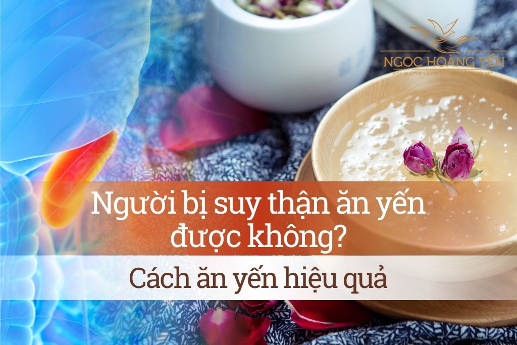 Người bị suy thận ăn yến được không? Cách ăn yến hiệu quả