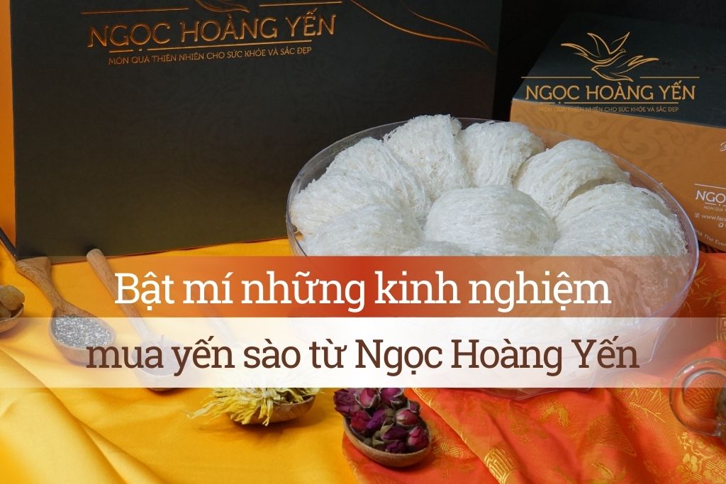 Bật mí những kinh nghiệm mua yến sào từ Ngọc Hoàng Yến