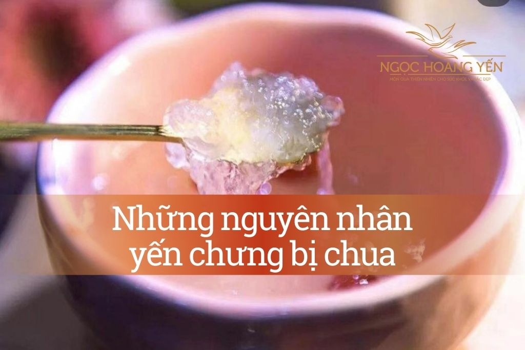 Những nguyên nhân yến chưng bị chua