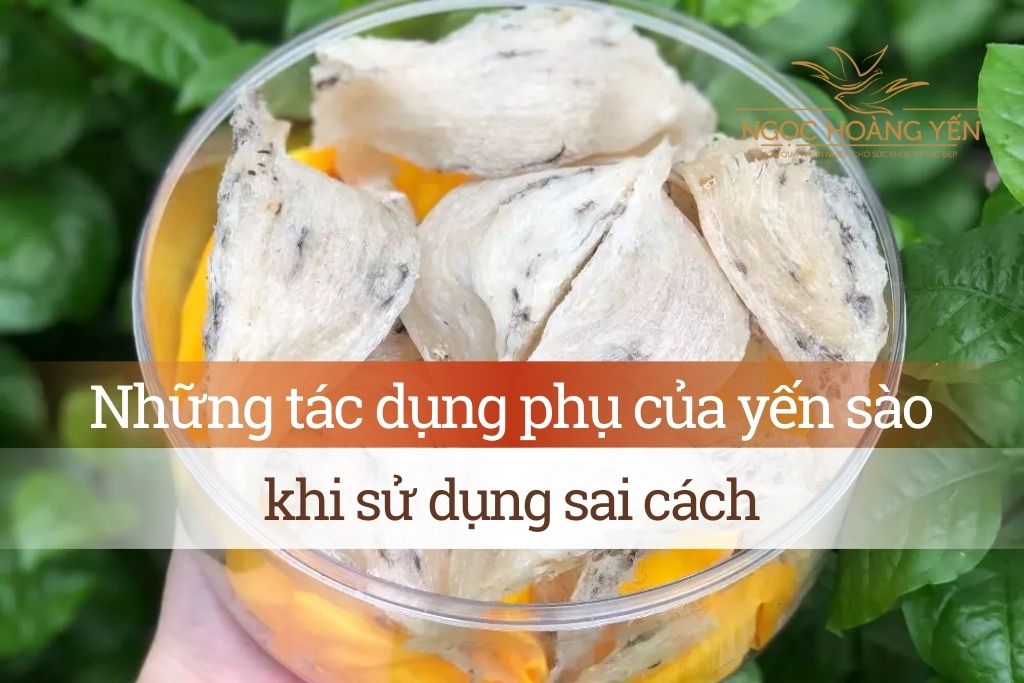 Những tác dụng phụ của yến sào khi sử dụng sai cách