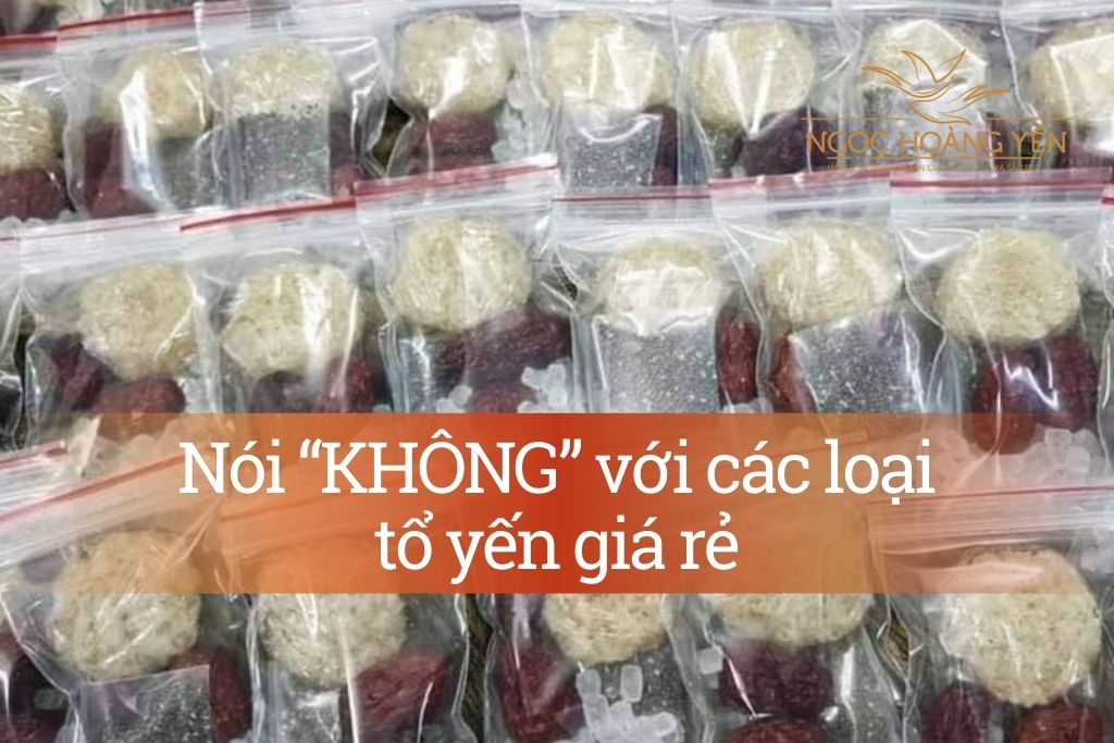 Nói “KHÔNG” với các loại tổ yến giá rẻ