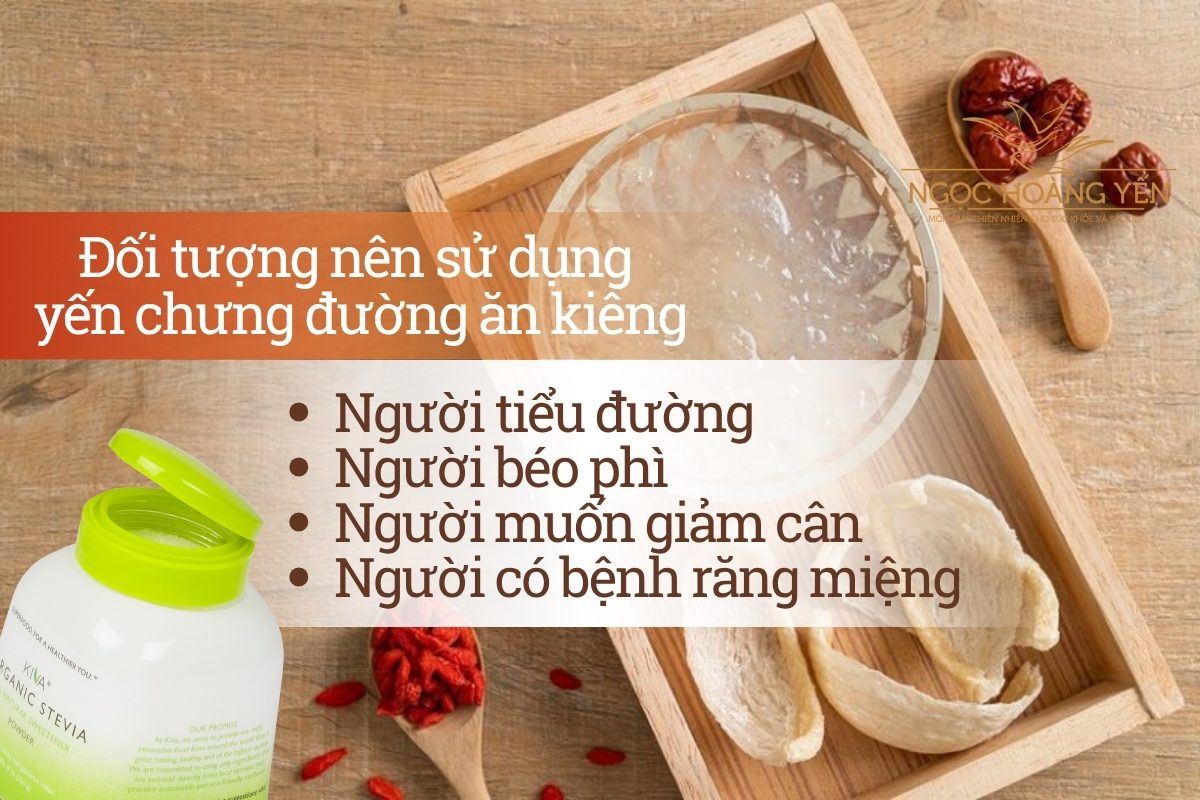Đối tượng nên sử dụng yến chưng đường ăn kiêng