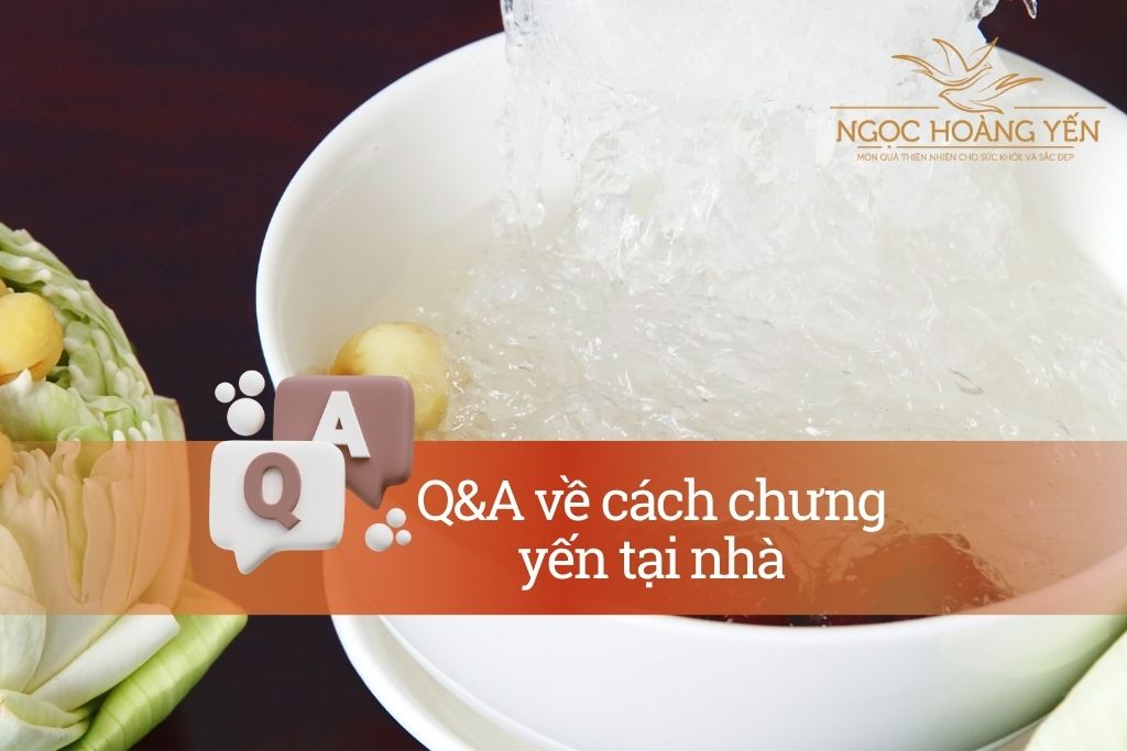Q&A về cách chưng yến tại nhà