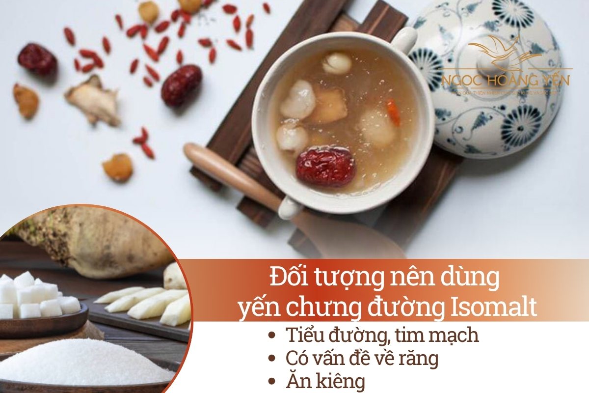 Đối tượng nên dùng yến chưng đường Isomalt