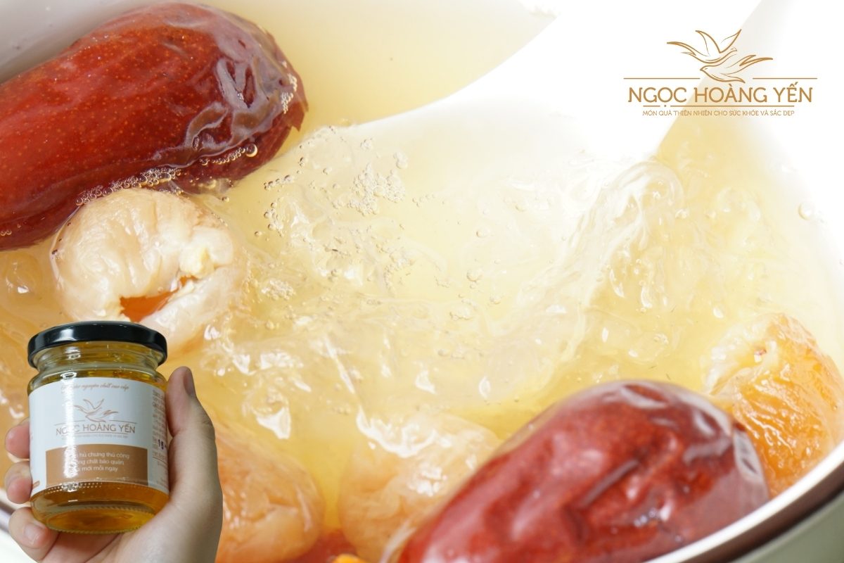 Hình ảnh yến chưng chất lượng