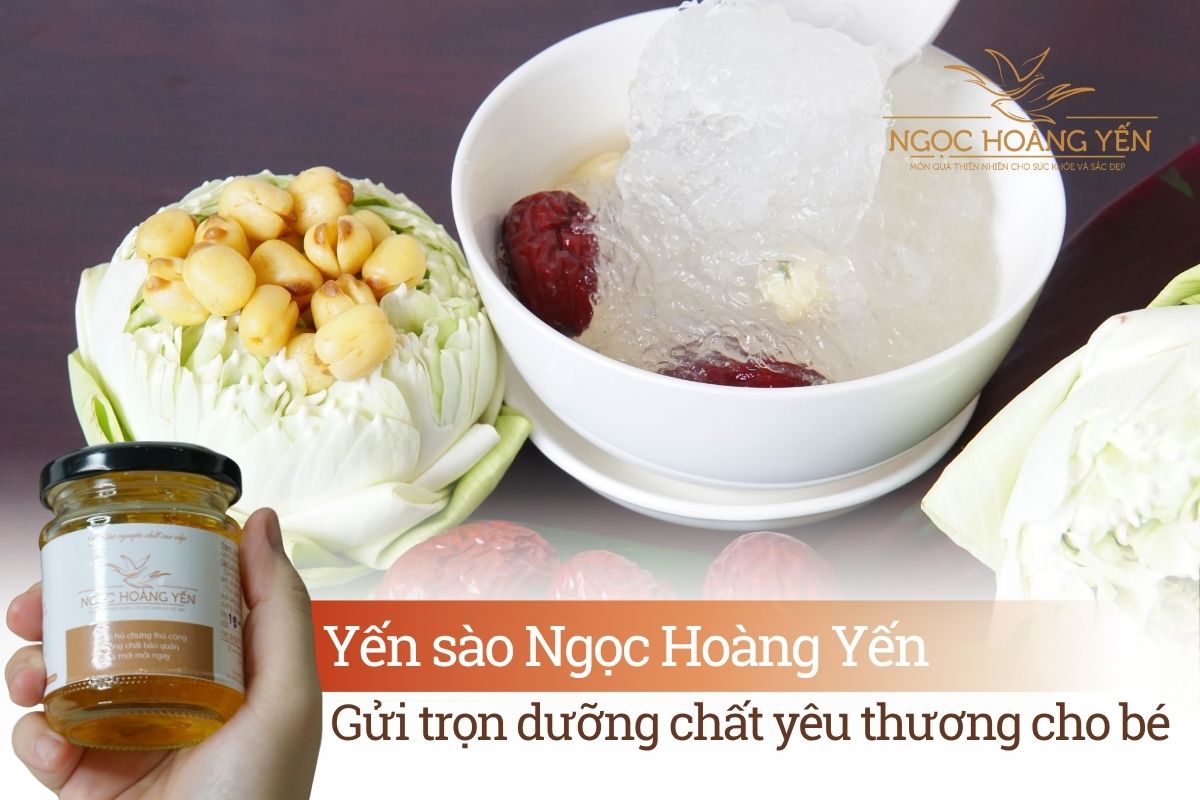 Yến sào Ngọc Hoàng Yến - Gửi trọn dưỡng chất yêu thương cho bé