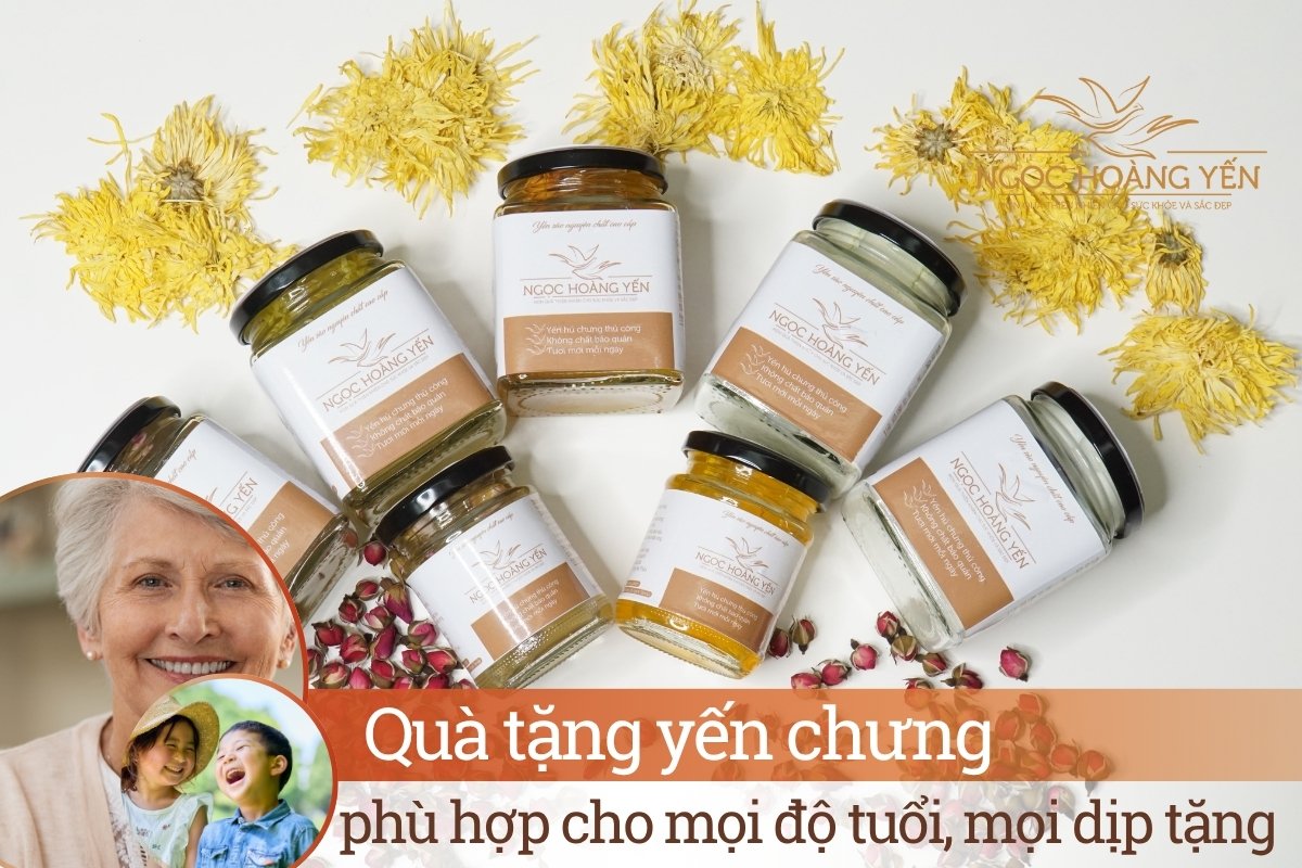 Quà tặng yến chưng phù hợp cho mọi độ tuổi, mọi dịp tặng
