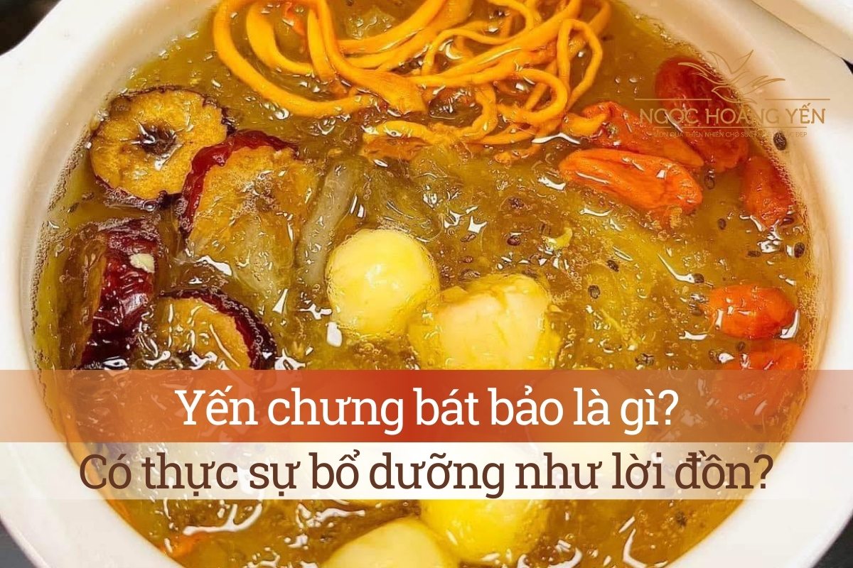 Yến chưng bát bảo là gì? Có thực sự bổ dưỡng như lời đồn?