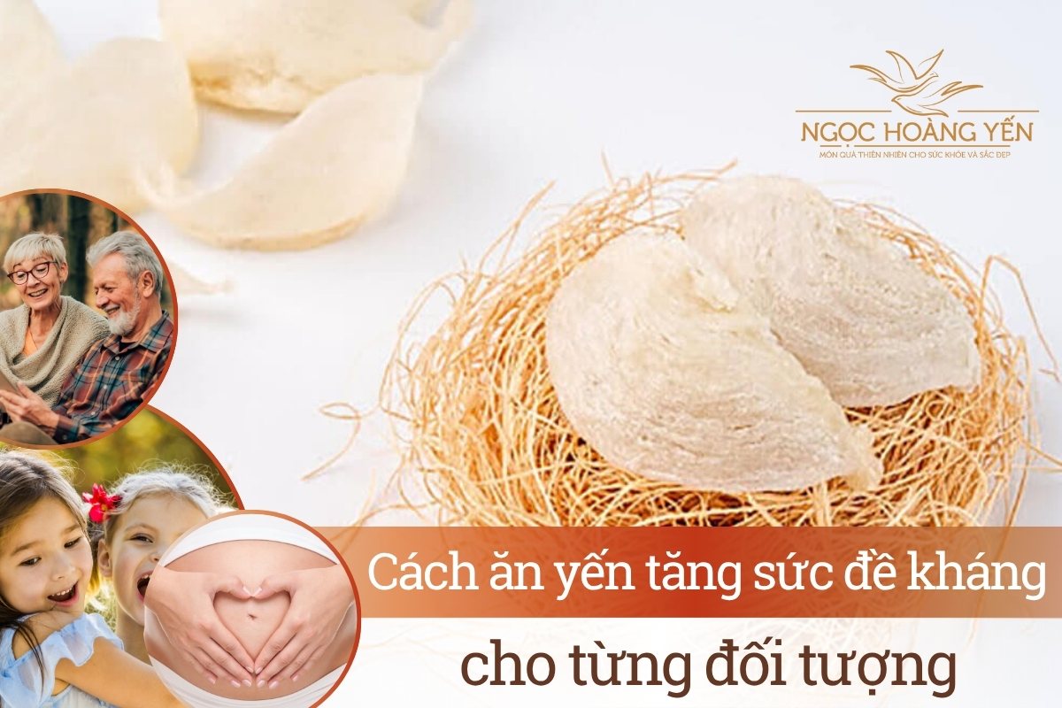 Cách ăn yến tăng sức đề kháng cho từng đối tượng