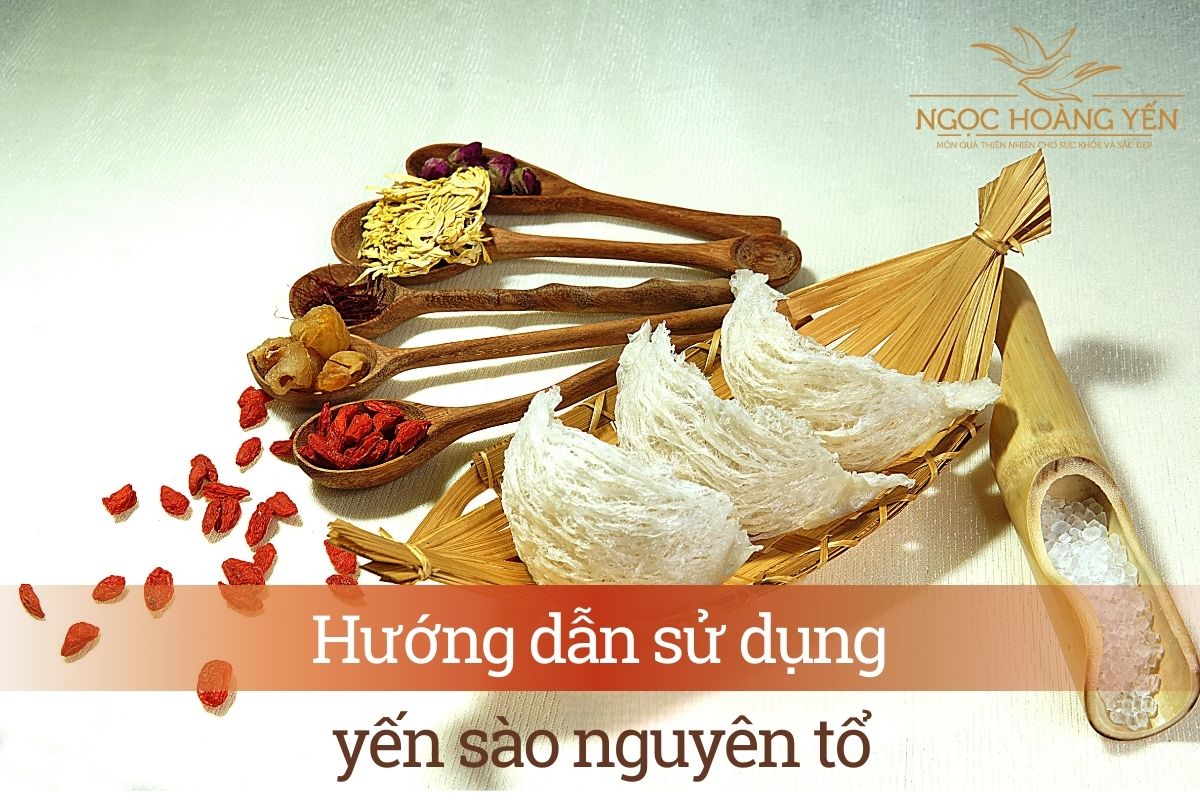 Hướng dẫn sử dụng yến sào nguyên tổ