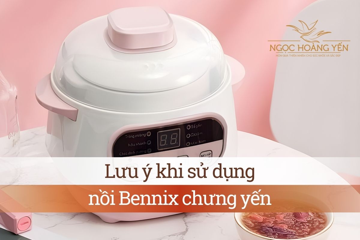 Lưu ý khi sử dụng nồi Bennix chưng yến