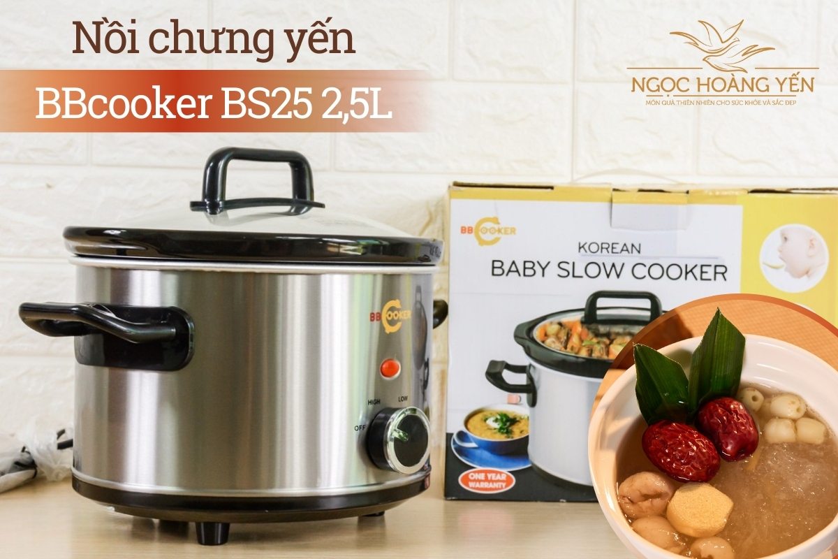 Nồi chưng yến BBcooker BS25 2,5L