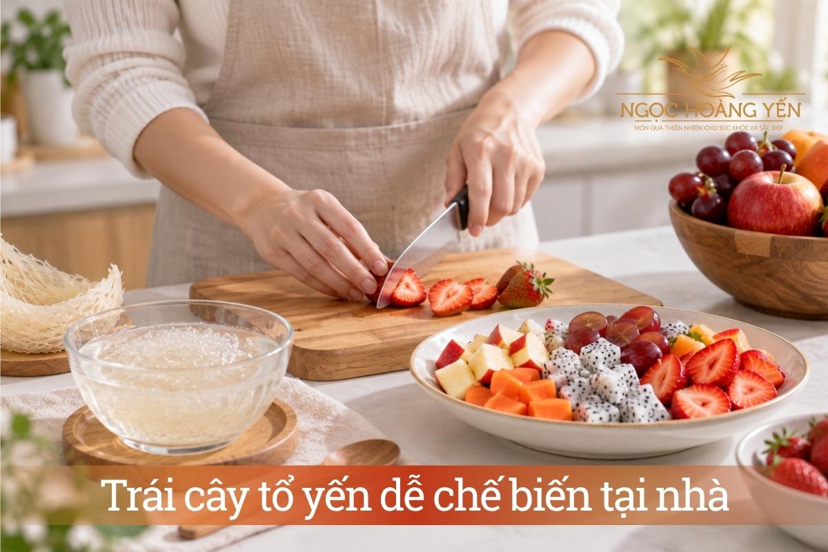 Trái cây tổ yến dễ chế biến tại nhà
